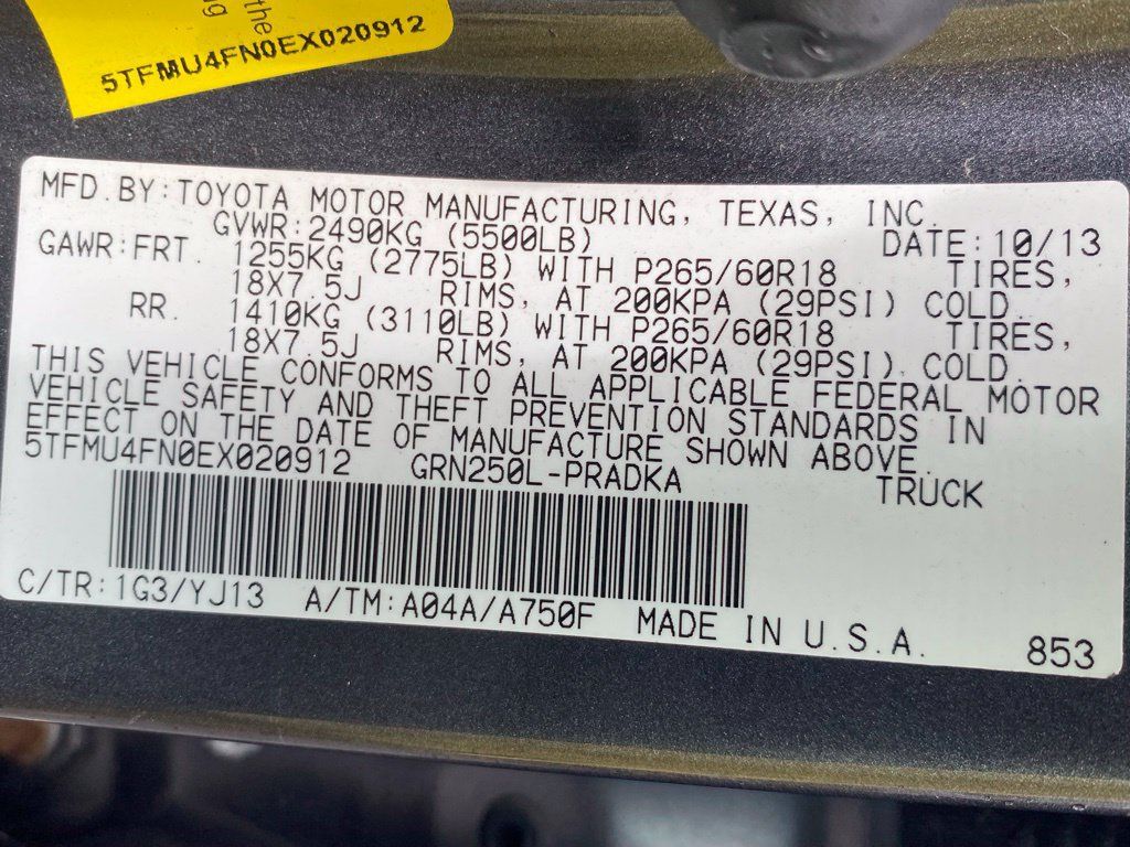 Used 2014 Toyota Tacoma 4x4 Double Cab w/ Limited Package image 23