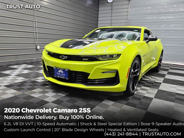 Used 2020 Chevrolet Camaro SS RWD image 1