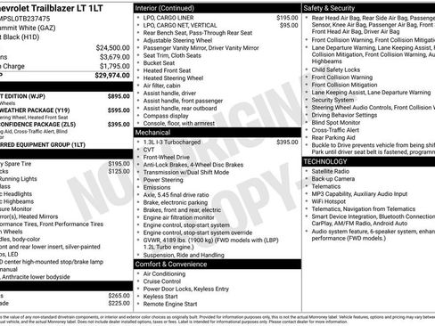 New 2026 Chevrolet TrailBlazer LT w/ Midnight Edition FWD image 11