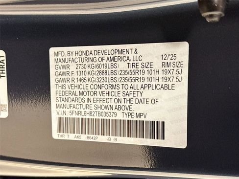 New 2026 Honda Odyssey Touring image 33