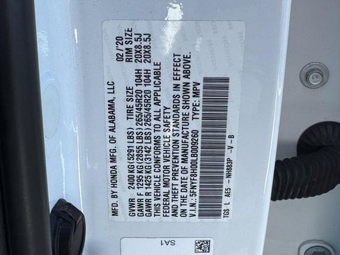 Certified 2020 Honda Passport Elite image 28