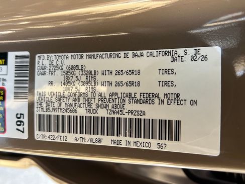 New 2026 Toyota Tacoma TRD Sport image 26