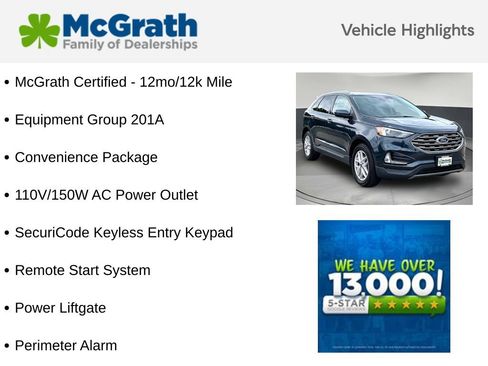 Used 2022 Ford Edge SEL w/ Convenience Package AWD/4WD image 6