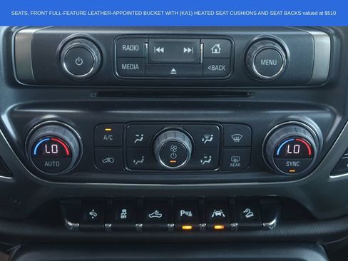 Used 2018 Chevrolet Silverado 1500 LTZ Z71 w/ LPO, Black Pack AWD/4WD image 10