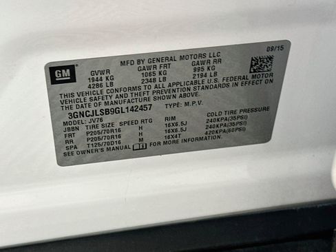 Used 2016 Chevrolet Trax LT FWD image 12