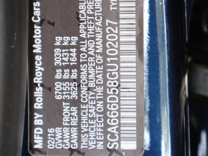 Certified 2016 Rolls-Royce Dawn
