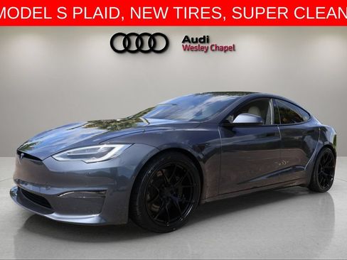 Used 2021 Tesla Model S Plaid AWD/4WD image 1