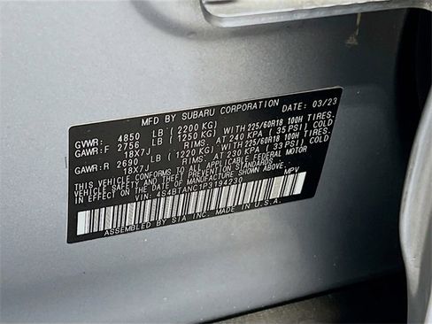 Certified 2023 Subaru Outback Limited image 37