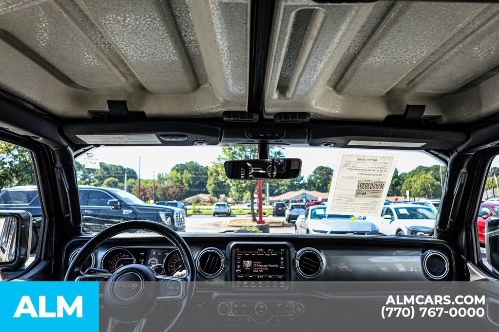 Used 2021 Jeep Wrangler Unlimited Sahara w/ Uconnect 4C Nav & Sound Group AWD/4WD image 49
