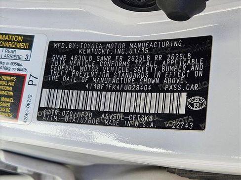 Used 2015 Toyota Camry SE image 22
