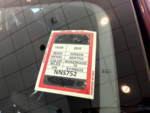 New 2025 Nissan Sentra SV image 32