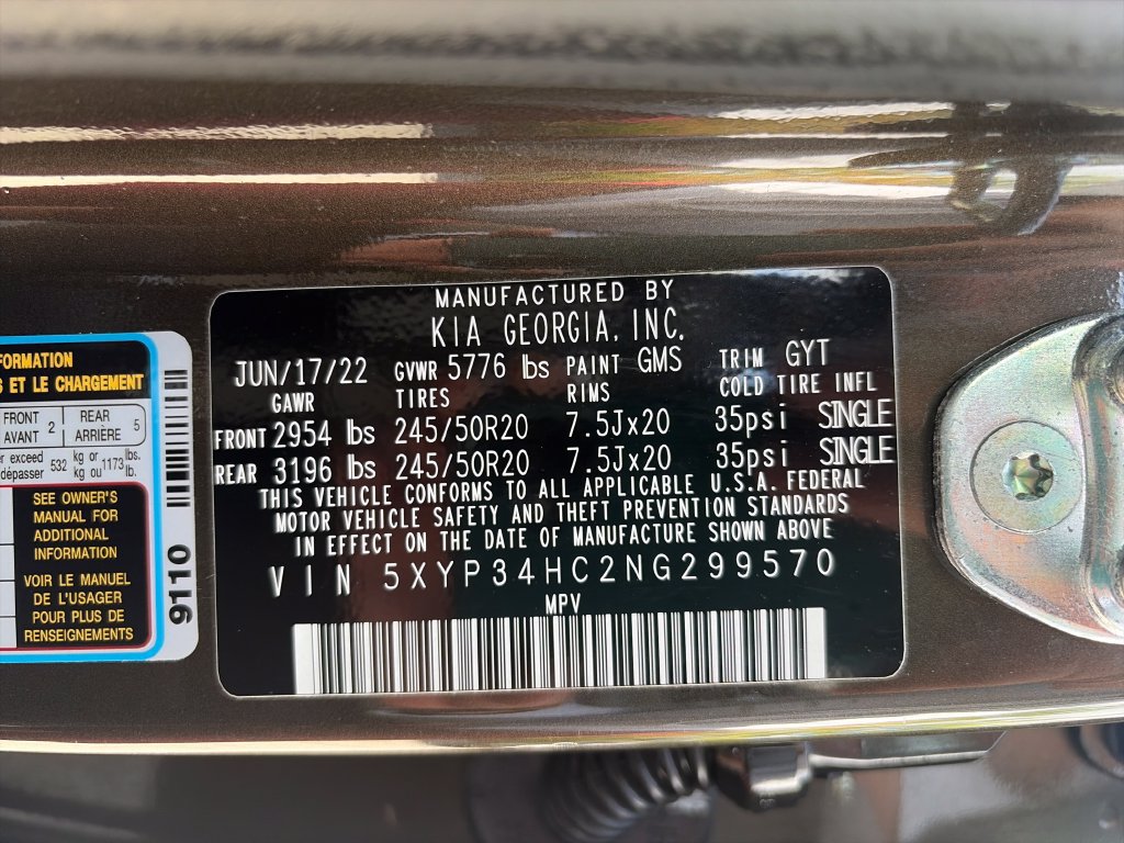 Used 2022 Kia Telluride EX w/ EX Premium Package FWD image 31