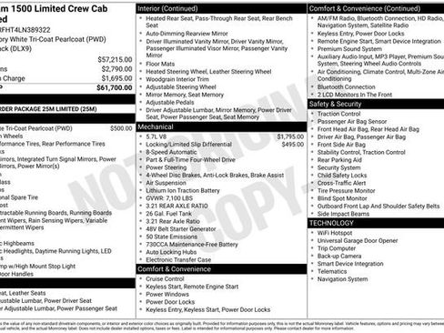 Used 2020 RAM 1500 Limited image 62