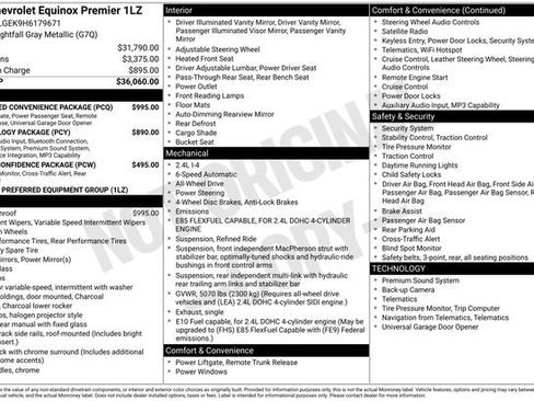 Certified 2017 Chevrolet Equinox Premier w/ Enhanced Convenience Package image 37
