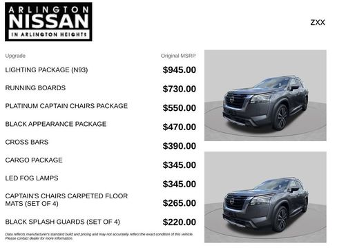 Used 2023 Nissan Pathfinder Platinum w/ Lighting Package (N93) AWD/4WD image 4