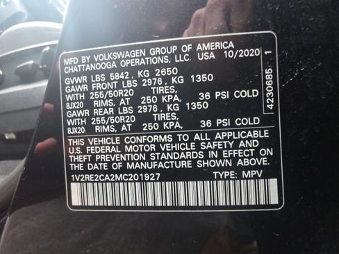 Used 2021 Volkswagen Atlas Cross Sport SE w/ Panoramic Sunroof Package image 28