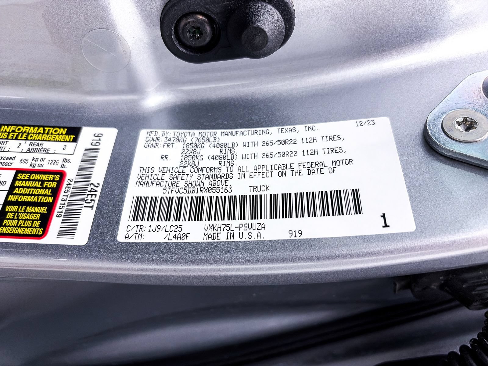 Used 2024 Toyota Tundra Capstone AWD/4WD image 41
