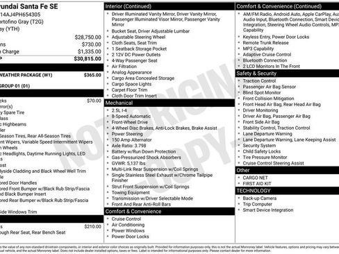 Used 2023 Hyundai Santa Fe SE w/ Winter Weather Package FWD image 33