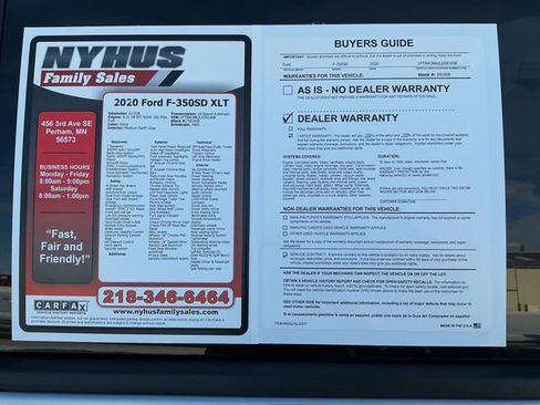 Used 2020 Ford F350 XLT w/ XLT Premium Package image 58