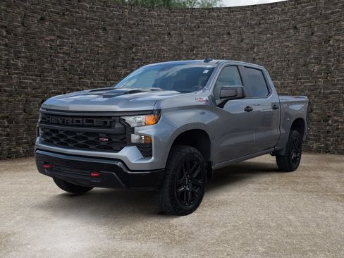 Used 2024 Chevrolet Silverado 1500 Custom Trail Boss w/ LPO, Dark Essentials Package AWD/4WD image 6