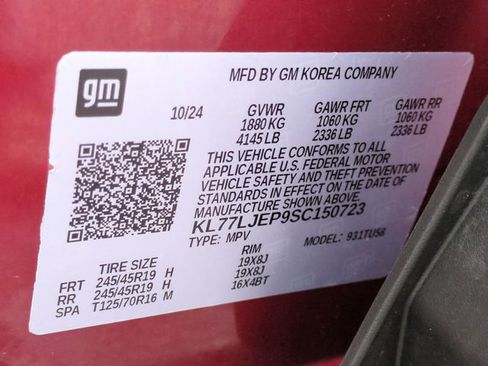 Certified 2025 Chevrolet Trax RS w/ Driver Confidence Package FWD image 34