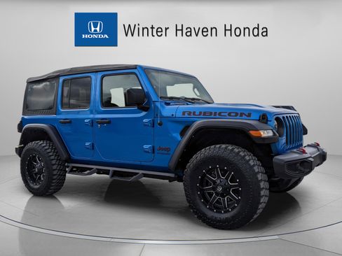 Used 2021 Jeep Wrangler Unlimited Rubicon w/ Safety Group image 1