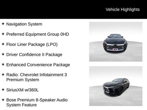 Used 2024 Chevrolet Blazer Premier w/ Driver Confidence II Package image 13