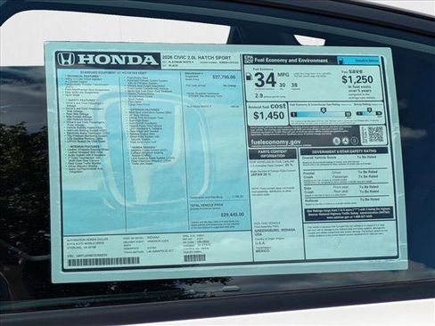 New 2026 Honda Civic Sport image 17