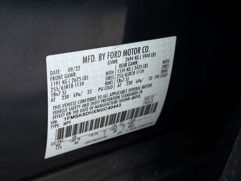 Certified 2022 Ford Explorer XLT image 36