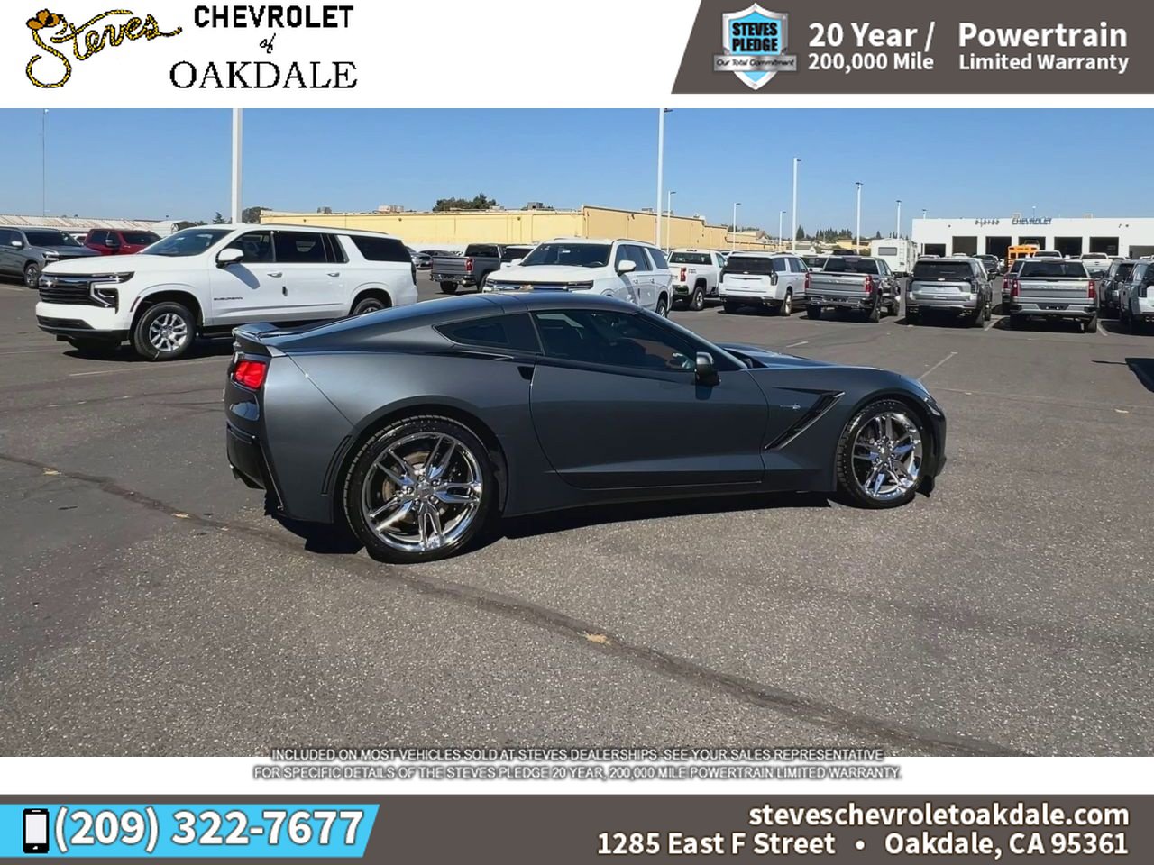 Certified 2014 Chevrolet Corvette Stingray Coupe w/ 3LT Preferred Equipment Group RWD image 12