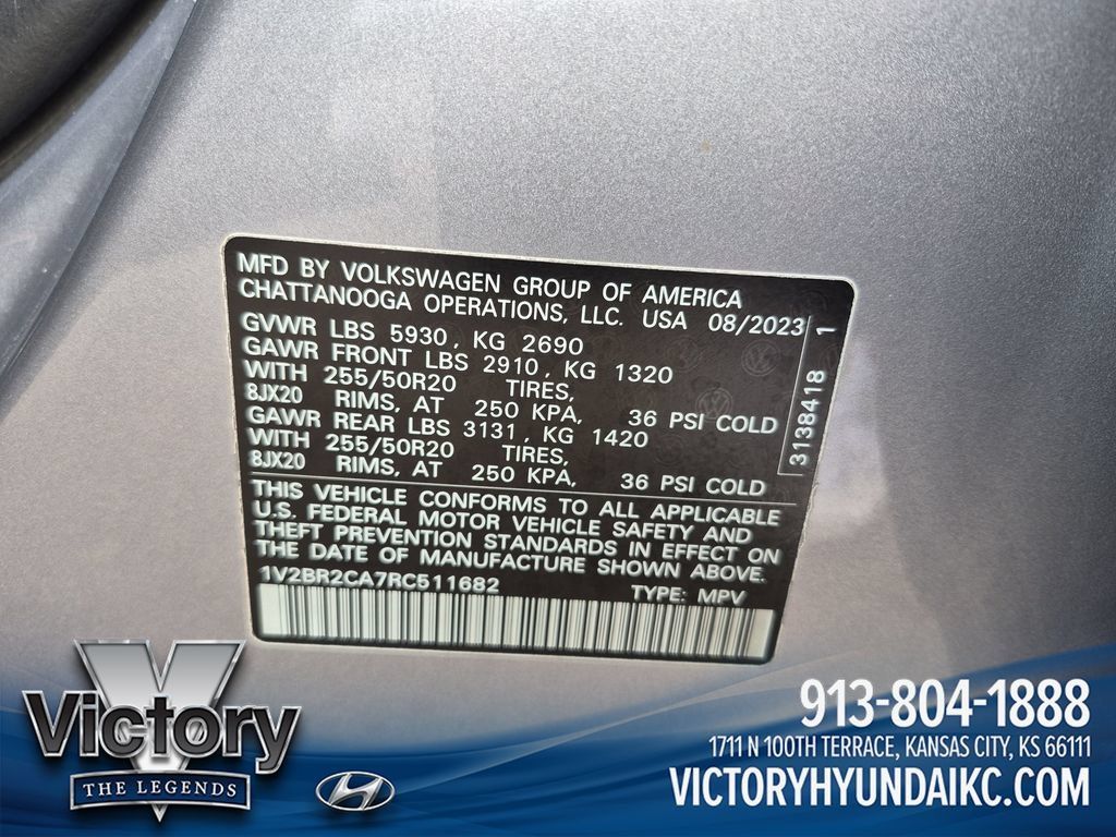 Used 2024 Volkswagen Atlas SEL AWD/4WD image 30