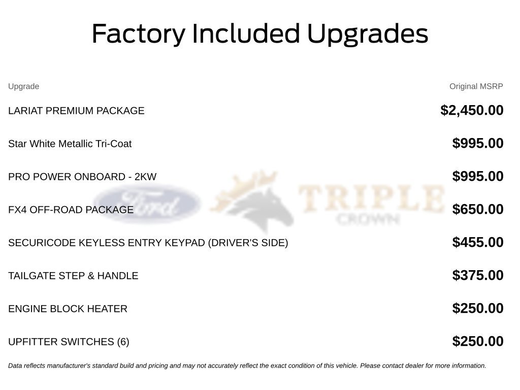 New 2027 Ford F450 Lariat w/ Lariat Premium Package AWD/4WD image 11