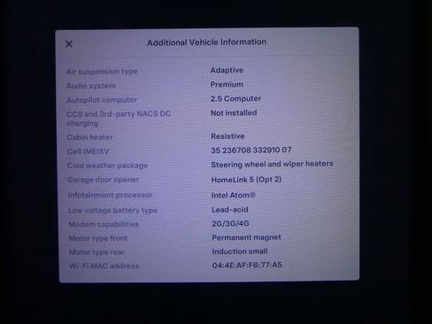 Used 2019 Tesla Model S Standard Range image 8