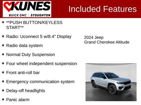 Used 2024 Jeep Grand Cherokee Altitude AWD/4WD image 3