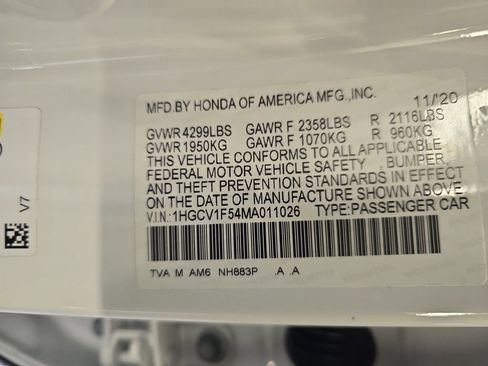 Used 2021 Honda Accord EX-L image 36