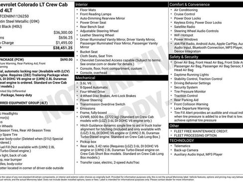 Used 2022 Chevrolet Colorado LT w/ Safety Package image 36