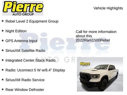 Used 2022 RAM 1500 Rebel AWD/4WD image 7