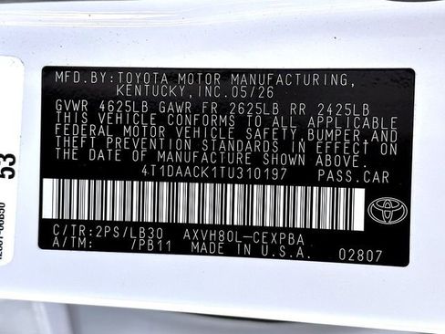 New 2026 Toyota Camry XSE FWD image 24