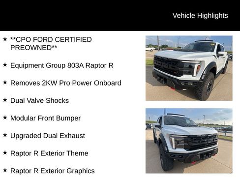 Used 2025 Ford F150 Raptor w/ Equipment Group 803A Raptor R AWD/4WD image 5