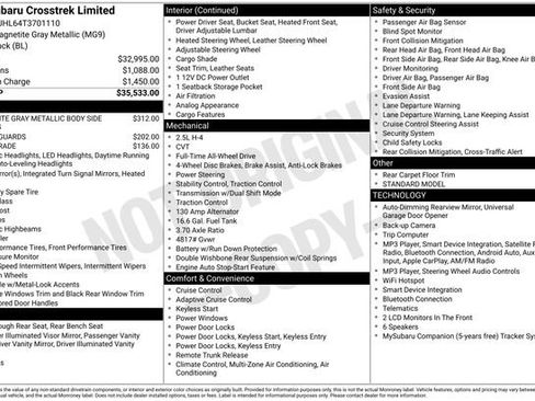 Certified 2026 Subaru Crosstrek 2.5i Limited AWD/4WD image 21