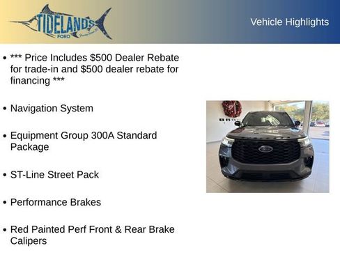 Used 2025 Ford Explorer ST-Line w/ ST-Line Street Pack image 11