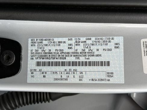Used 2025 Ford F150 Raptor AWD/4WD image 40