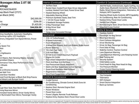 Used 2025 Volkswagen Atlas SE FWD image 13