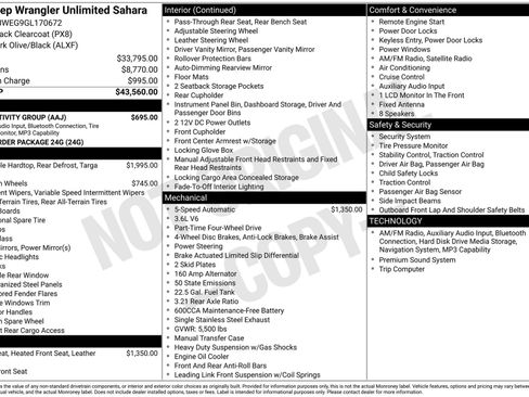 Used 2016 Jeep Wrangler Unlimited Sahara w/ Connectivity Group image 3