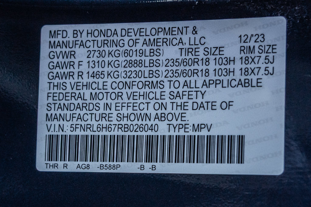 Used 2024 Honda Odyssey EX-L image 29