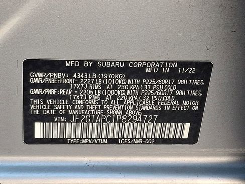 Certified 2023 Subaru Crosstrek 2.0i Premium image 27