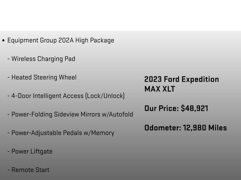 Used 2023 Ford Expedition Max XLT image 12