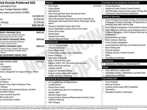 New 2025 Buick Envista Preferred w/ Convenience I Package image 4