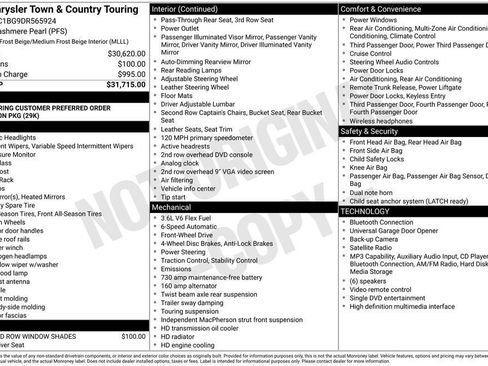 Used 2013 Chrysler Town & Country Touring FWD image 14