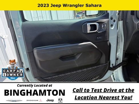 Used 2023 Jeep Wrangler Unlimited Sahara w/ LED Lighting Group AWD/4WD image 7